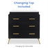Delta Sloane 4 Drawer Dresser With Changing Top
